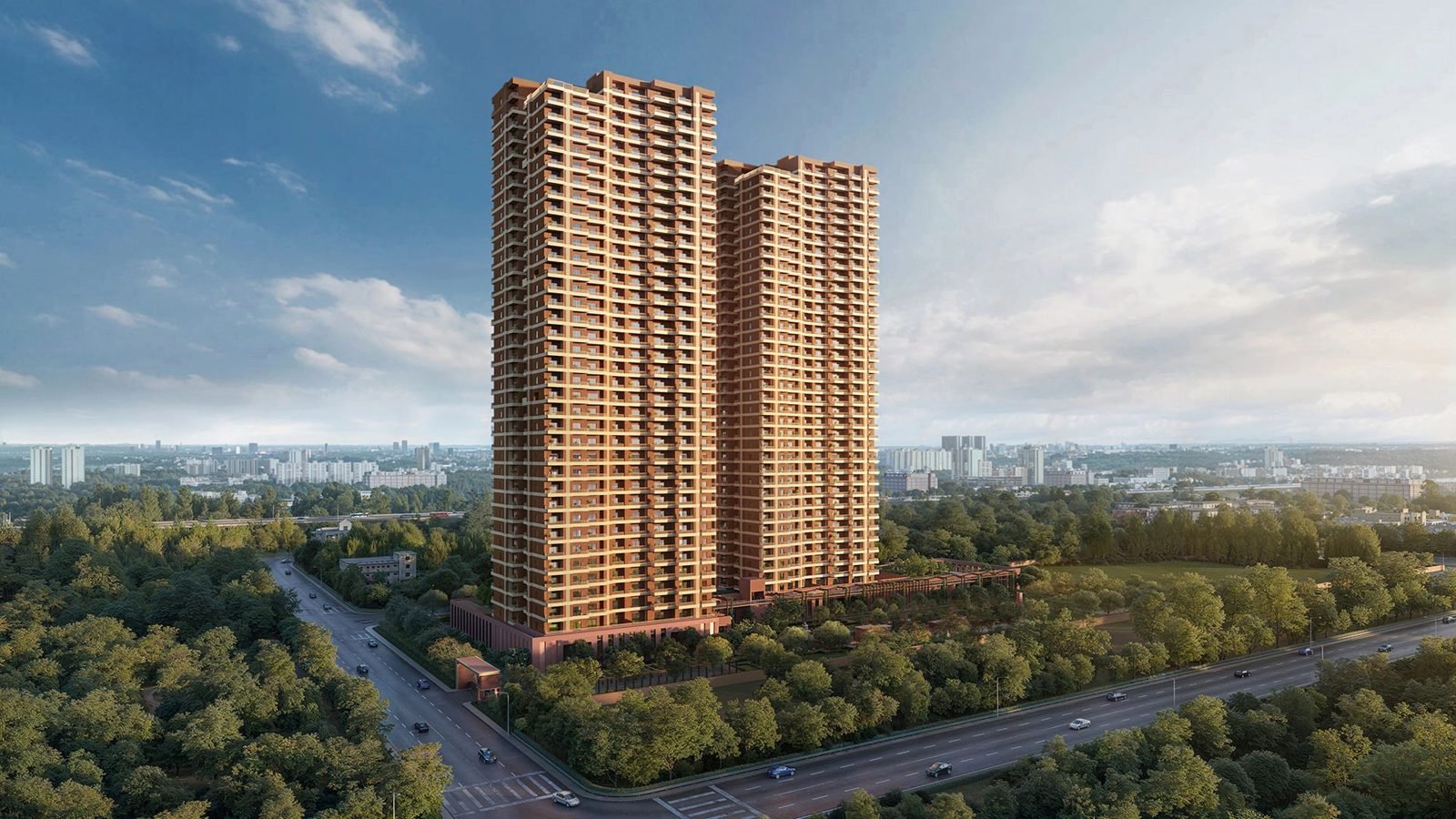 Estate 105 twin towers, Sector 105 Noida (artist's impression)